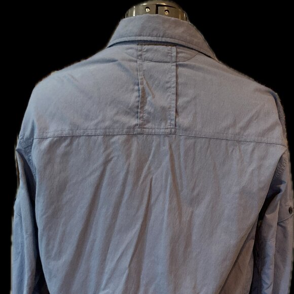 REI Co-op Hiking Shirt Blue Women's M Button Front - Picture 6 of 6